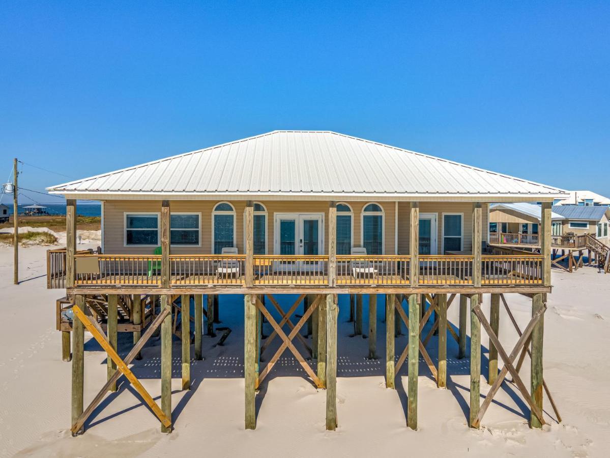 Marisol - Pet Friendly And Gulf Front! Enjoy The Large Deck With Amazing Views! Home Dauphin Island Exterior foto