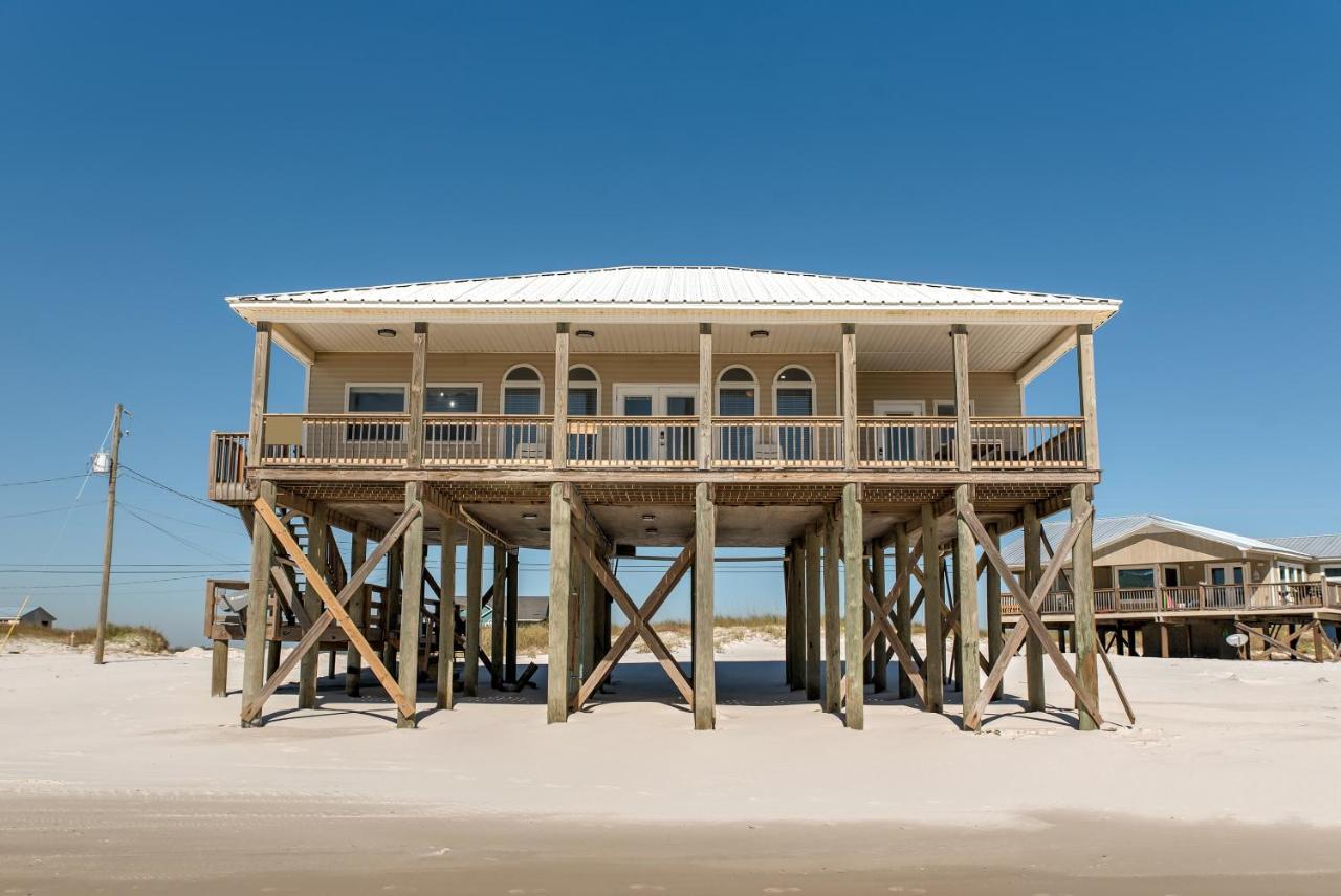Marisol - Pet Friendly And Gulf Front! Enjoy The Large Deck With Amazing Views! Home Dauphin Island Exterior foto